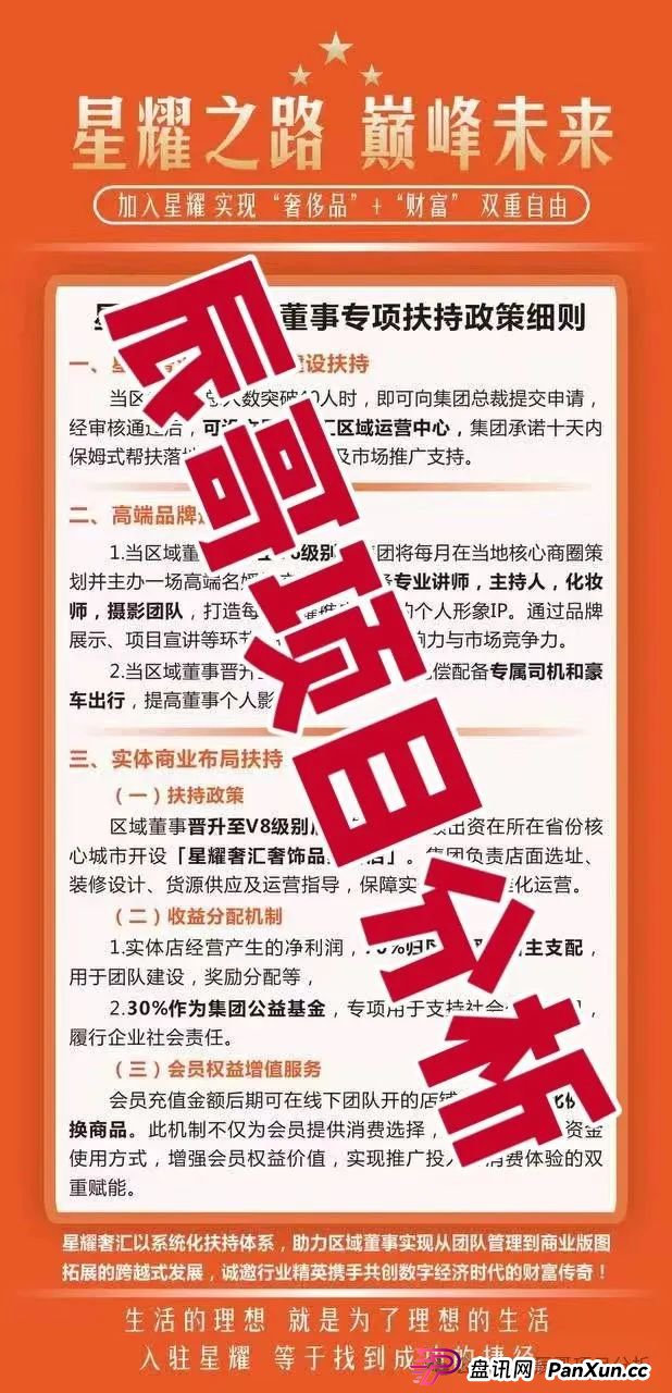 星耀奢汇分红类资金盘骗局,操盘手圈钱过千万,即将崩盘跑路!(1) 星耀奢汇分红类资金盘骗局,操盘手圈钱过千万,即将崩盘跑路!(1)