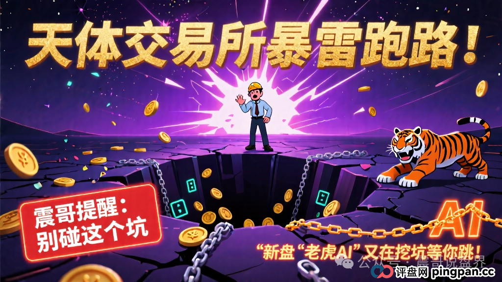 “天体交易所”暴雷跑路!别碰这个坑,新盘“老虎AI”又在挖坑等你跳(1) “天体交易所”暴雷跑路!别碰这个坑,新盘“老虎AI”又在挖坑等你跳(1)