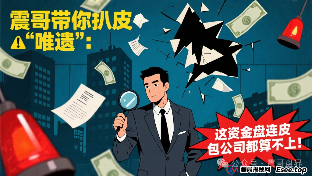 震哥带你扒皮“唯遗”:这资金盘连皮包公司都算不上!(1) 震哥带你扒皮“唯遗”:这资金盘连皮包公司都算不上!(1)
