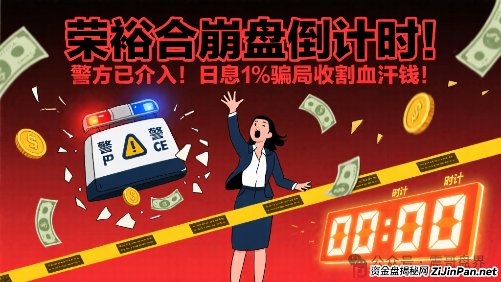 荣裕合崩盘倒计时!警方已介入,日息1%的骗局正在收割你的血汗钱!(1) 荣裕合崩盘倒计时!警方已介入,日息1%的骗局正在收割你的血汗钱!(1)