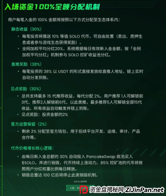 SOLO项目骗局揭秘:智能合约资金盘骗局,短命盘无疑,小心被单割!(5) SOLO项目骗局揭秘:智能合约资金盘骗局,短命盘无疑,小心被单割!(5)