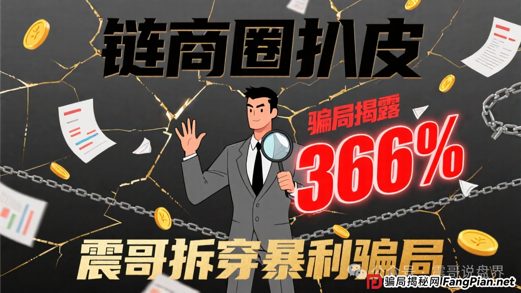 【链商圈扒皮】震哥带你拆穿这个365%暴利骗局!(1) 【链商圈扒皮】震哥带你拆穿这个365%暴利骗局!(1)