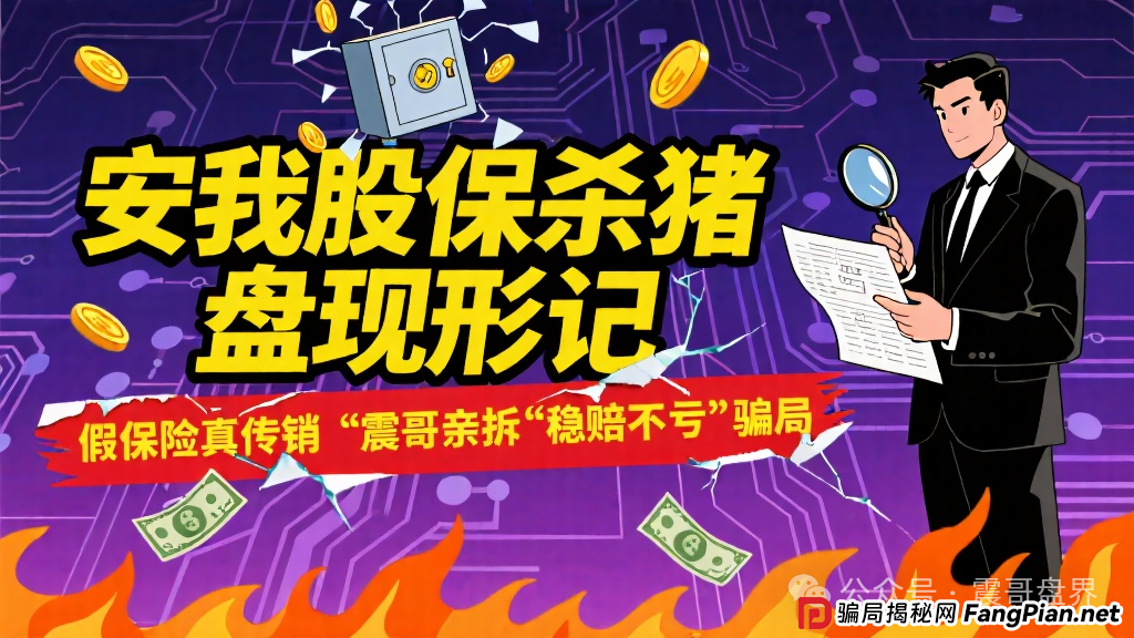 安我股保杀猪盘现形记:假保险真传销,震哥亲拆“稳赔不亏”骗局(1) 安我股保杀猪盘现形记:假保险真传销,震哥亲拆“稳赔不亏”骗局(1)