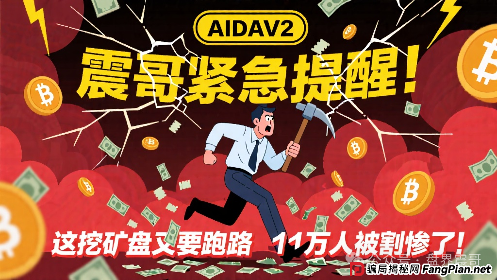 AIDAV2:操盘手圈钱过亿!这挖矿盘又要跑路,11万人即将被收割(1) AIDAV2:操盘手圈钱过亿!这挖矿盘又要跑路,11万人即将被收割(1)