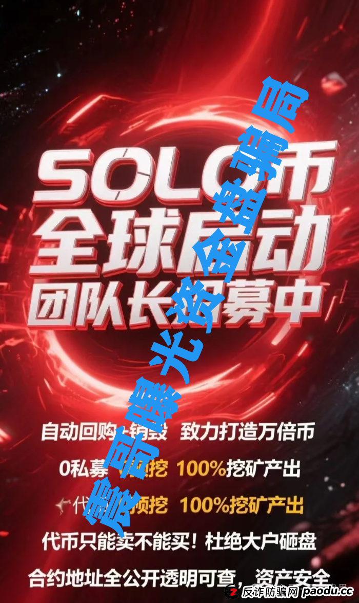 扒皮【SOLO】:这破项目连代币都搜不到,你还敢往里冲?(3) 扒皮【SOLO】:这破项目连代币都搜不到,你还敢往里冲?(3)