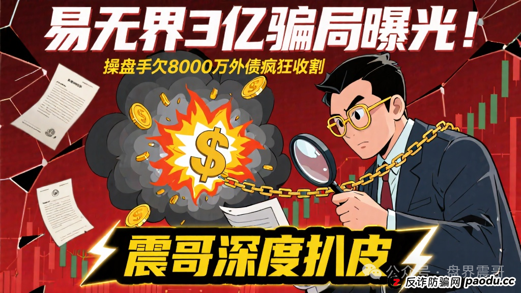 易无界3亿骗局曝光!操盘手欠8000万外债疯狂收割,震哥深度扒皮(1) 易无界3亿骗局曝光!操盘手欠8000万外债疯狂收割,震哥深度扒皮(1)