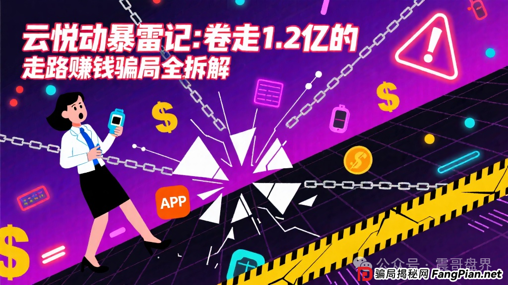云悦动暴雷记:卷走1.2亿的走路赚钱骗局全拆解(1) 云悦动暴雷记:卷走1.2亿的走路赚钱骗局全拆解(1)