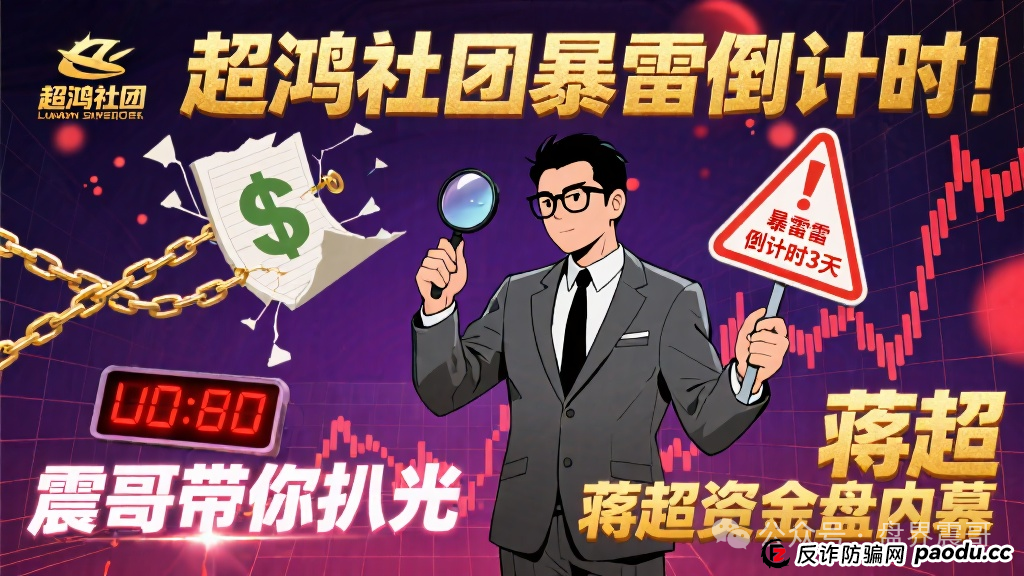 超鸿社团暴雷倒计时!震哥带你扒光蒋超资金盘内幕(1) 超鸿社团暴雷倒计时!震哥带你扒光蒋超资金盘内幕(1)