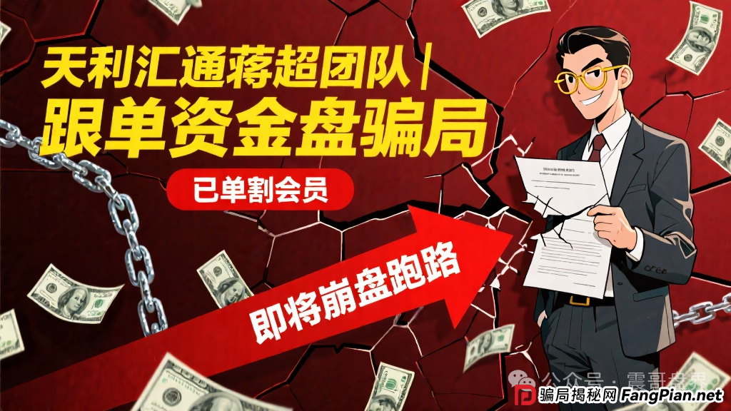 天利汇通蒋超团队跟单资金盘骗局,已经单割会员,即将崩盘跑路(1) 天利汇通蒋超团队跟单资金盘骗局,已经单割会员,即将崩盘跑路(1)