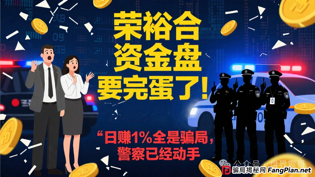 荣裕合资金盘要完蛋了!日赚1%全是骗局,警察已经动手,你的血汗钱可能要打水漂!(1) 荣裕合资金盘要完蛋了!日赚1%全是骗局,警察已经动手,你的血汗钱可能要打水漂!(1)