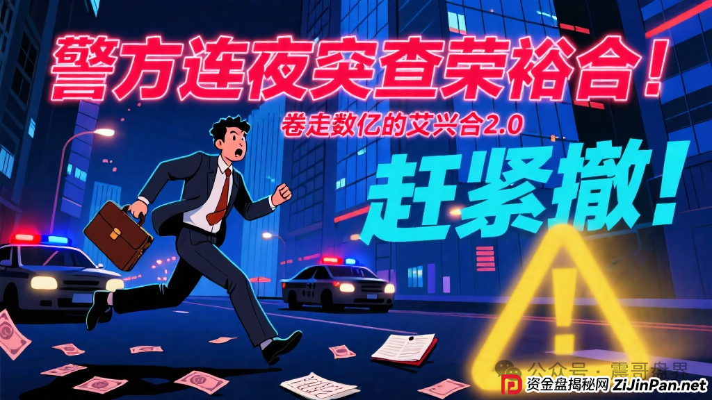 警方连夜突查荣裕合!卷走数亿的艾兴合2.0,赶紧撤!(1) 警方连夜突查荣裕合!卷走数亿的艾兴合2.0,赶紧撤!(1)