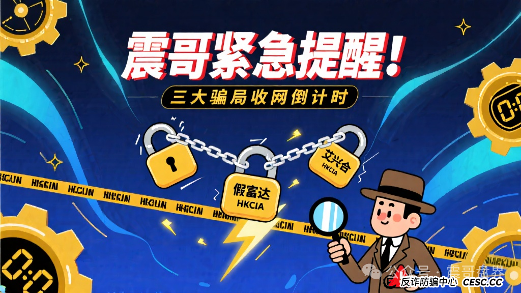 紧急提醒！艾兴合/假富达管家/HKCIA三大骗局收网倒计时