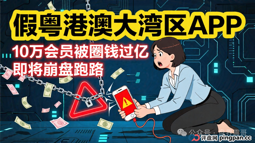 假粤港澳大湾区APP,10万会员被圈钱过亿,即将崩盘跑路