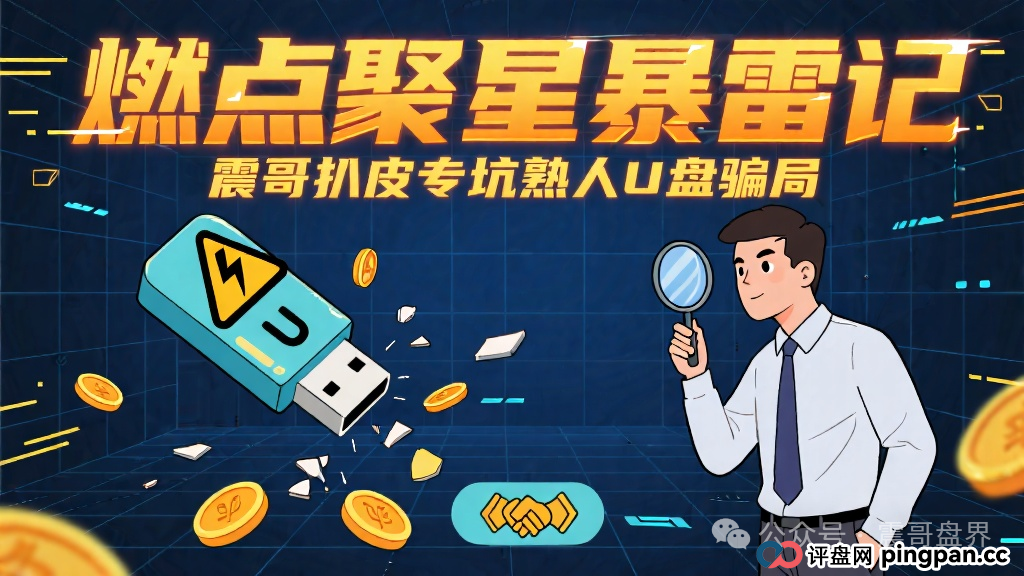 《燃点聚星暴雷记》:震哥带你扒皮这个专坑熟人的U盘骗局