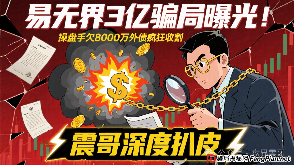 易无界3亿骗局曝光!操盘手欠8000万外债疯狂收割,震哥深度扒皮!(1) 易无界3亿骗局曝光!操盘手欠8000万外债疯狂收割,震哥深度扒皮!(1)