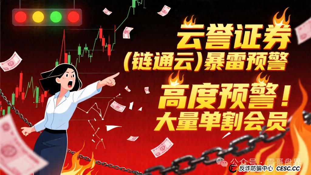 云誉证券(链通云)暴雷预警,高度预警,大量单割会员(1) 云誉证券(链通云)暴雷预警,高度预警,大量单割会员(1)
