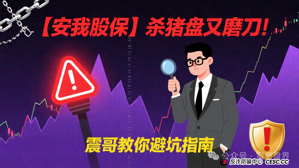 【安我股保】这个杀猪盘又开始磨刀了!震哥手把手教你避坑(1) 【安我股保】这个杀猪盘又开始磨刀了!震哥手把手教你避坑(1)