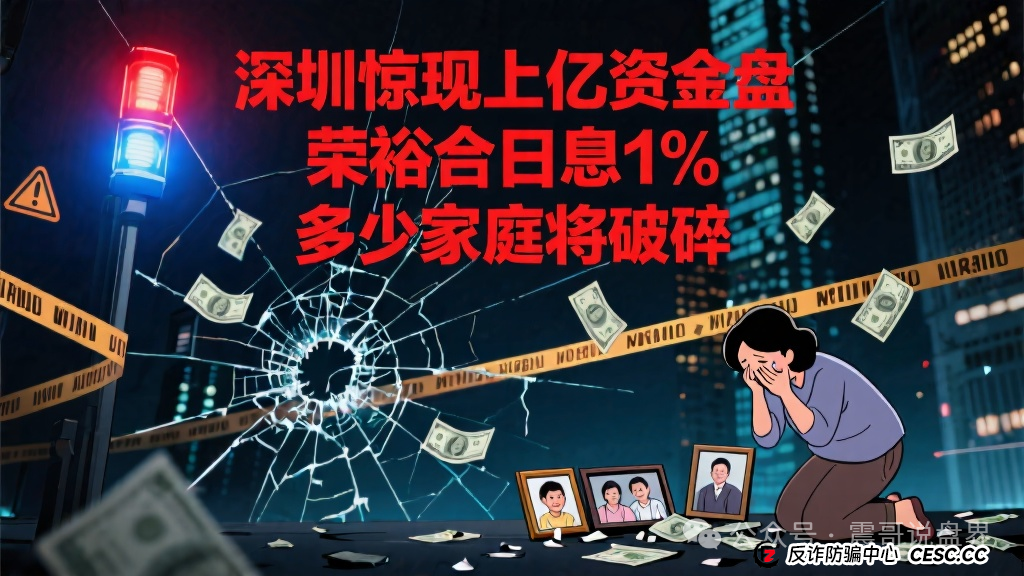 深圳惊现上亿资金盘,荣裕合日息1%,又将导致多少人家庭破碎(1) 深圳惊现上亿资金盘,荣裕合日息1%,又将导致多少人家庭破碎(1)