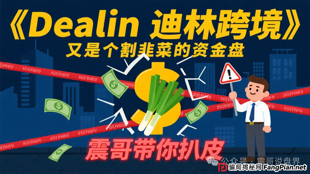 Dealin跨境电商靠不靠谱？《Dealin迪林跨境》又是个割韭菜的资金盘，跟云上城一个模子刻出来的(1)