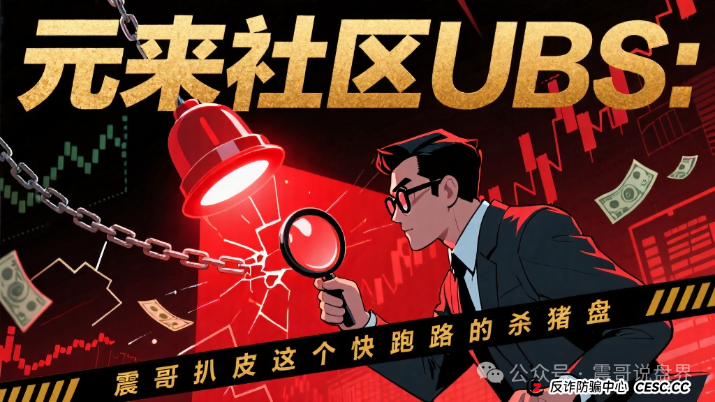元来社区可以投资吗？扒皮元来社区UBS，快跑路的杀猪盘，看到的速度远离(1)