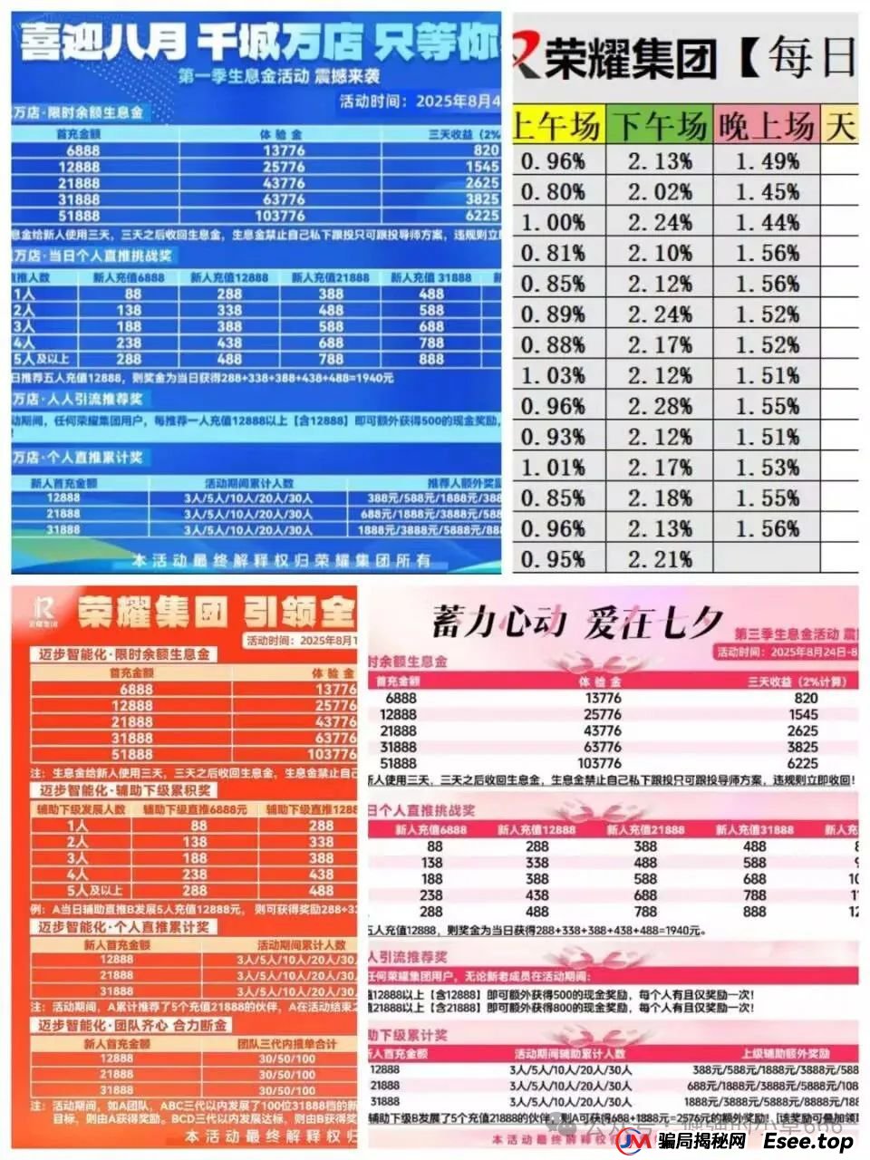 【紧急预警】“荣耀集团”开始单割会员!千万元级骗局即将崩盘,速撤!(3) 【紧急预警】“荣耀集团”开始单割会员!千万元级骗局即将崩盘,速撤!(3)