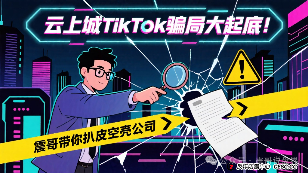 云上城TikTok骗局大起底!震哥带你扒皮空壳公司(1) 云上城TikTok骗局大起底!震哥带你扒皮空壳公司(1)