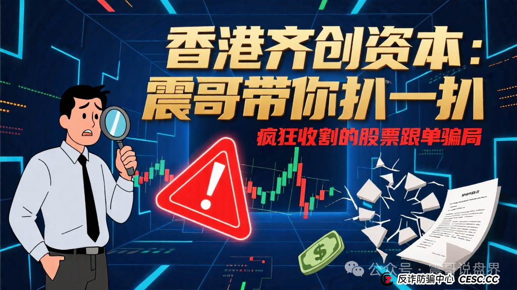 香港齐创资本:震哥带你扒一扒这个疯狂收割的股票跟单骗局(1) 香港齐创资本:震哥带你扒一扒这个疯狂收割的股票跟单骗局(1)
