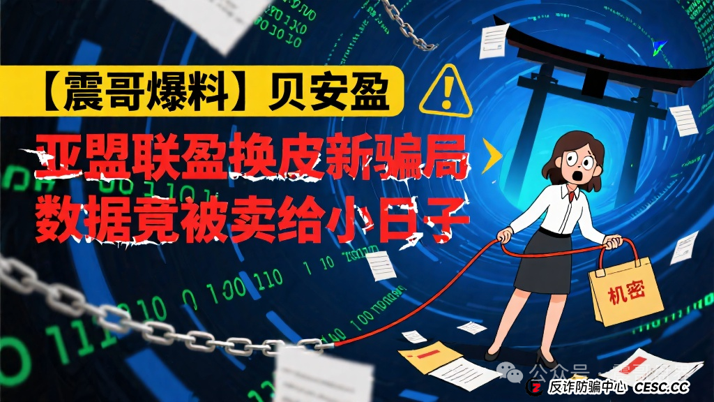 【震哥爆料】贝安盈:亚盟联盈换皮新骗局,数据竟被卖给小日子(1) 【震哥爆料】贝安盈:亚盟联盈换皮新骗局,数据竟被卖给小日子(1)