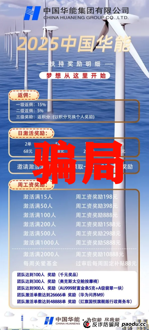 华能优选假冒国企骗局,警惕冒牌资金盘,看见远离(2) 华能优选假冒国企骗局,警惕冒牌资金盘,看见远离(2)