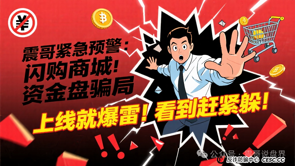 紧急预警：＂闪购商城＂资金盘骗局上线就爆雷！看到赶紧躲！(1)