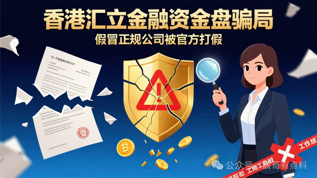 香港汇立金融资金盘骗局，假冒正规公司，被官方下场打假(1)