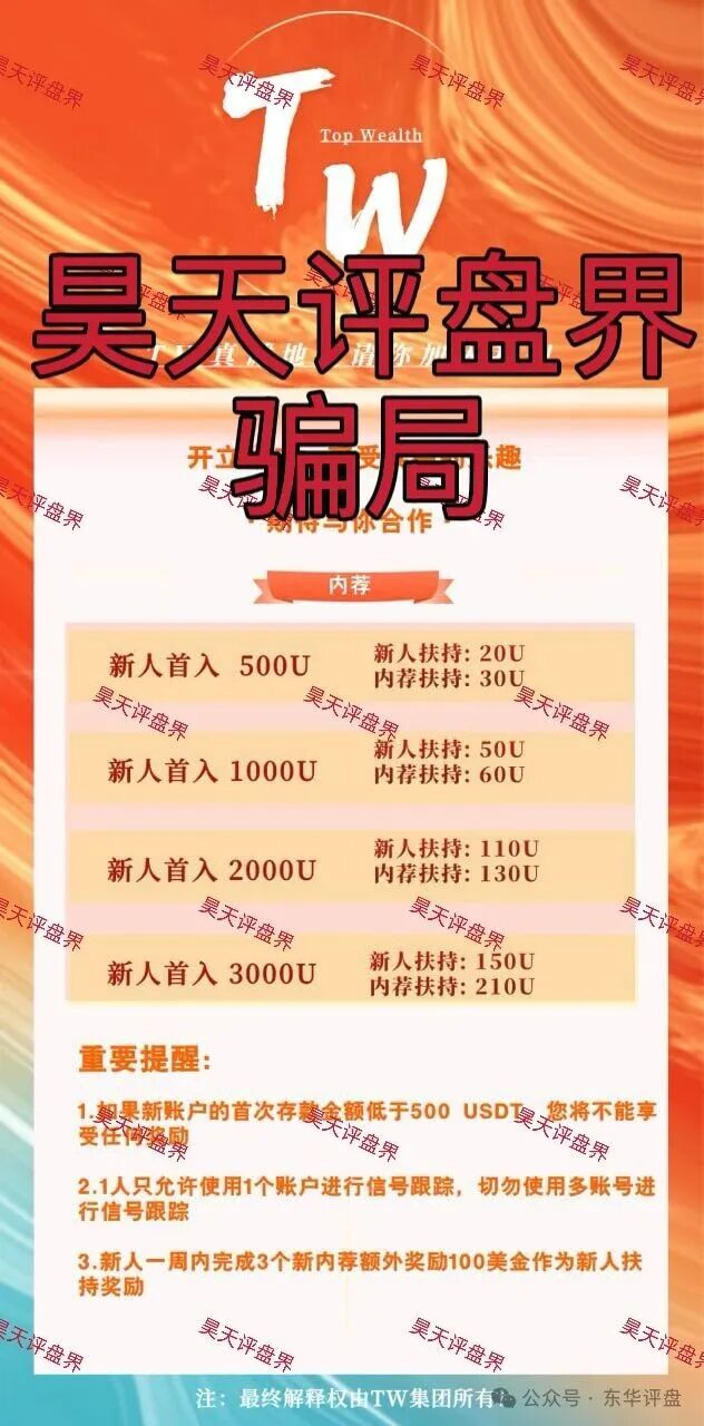 TW交易所合约跟单类资金盘骗局，刚开盘1个月就单割了，说好的大格局呢？盘圈严打开始！(2)