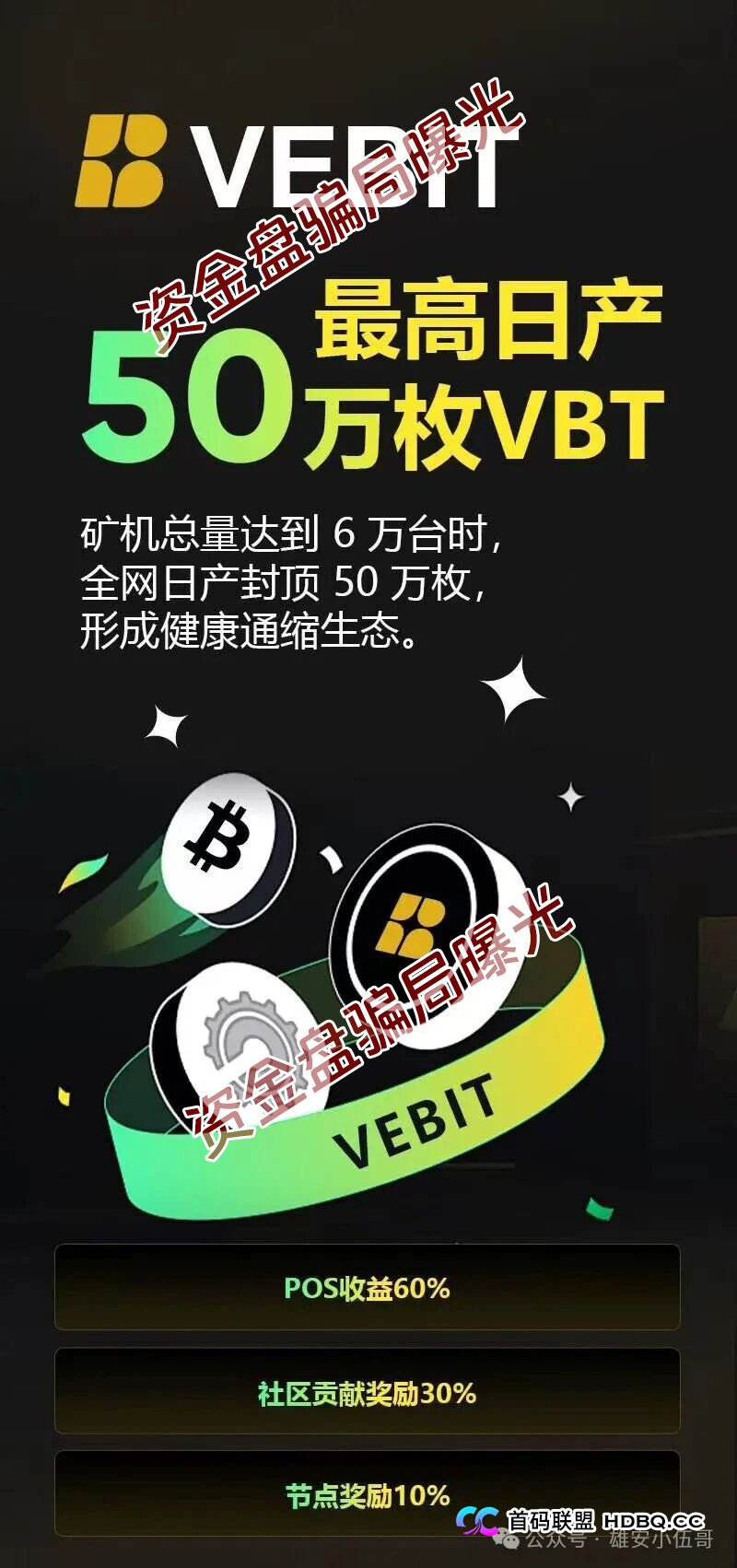 微比特Vebit经济模型的数学陷阱：算清这笔账，你就知道为什么迟早崩盘