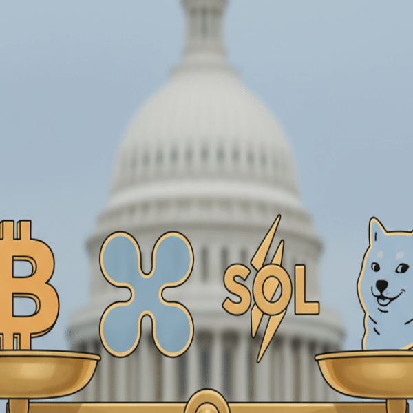 参议院草案将 XRP、Solana 和狗狗币与比特币置于同一水平(1) 参议院草案将 XRP、Solana 和狗狗币与比特币置于同一水平(1)