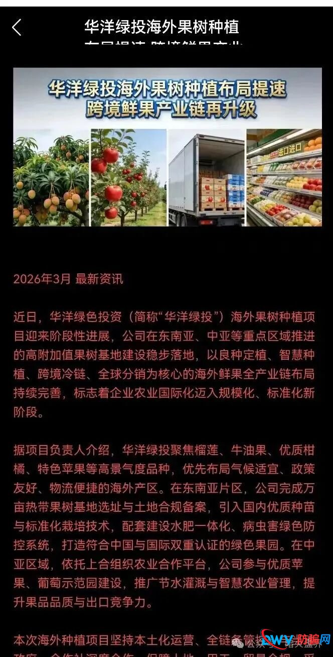 “华洋绿投”骗局全解析：日息近1%、保本返利？实为包装精美的金字塔式传销诈骗(5)